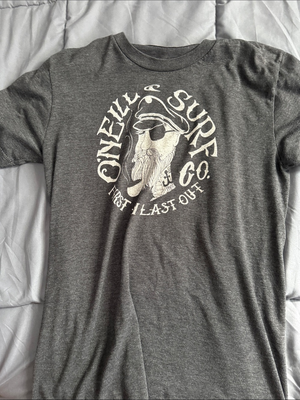 O'Neill Charcoal Gray Short-Sleeve Graphic Tee